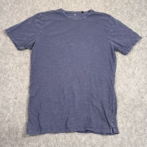 American Tall Future Dusk Blue Regular Fit Slub Short Sleeve‎ Tee Men's Size L/T